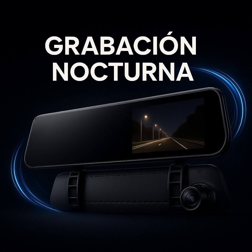 Retrovisor dashcam con cámara 1080p